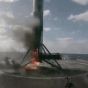 Ракета Falcon загорілася під час приземлення - ЗМІ